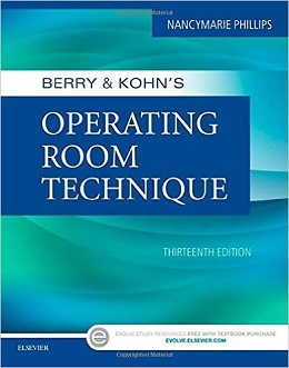 دانلود کتاب تکنیک اتاق عمل بری و کوهن Berry & Kohn’s Operating Room Technique, 13ed