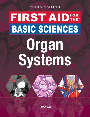 دانلود کتاب کمک های اولیه برای علوم پایه: سیستم های بدن، ویرایش سوم ۲۰۱۷ First Aid for the Basic Sciences: Organ Systems, Third Edition 2017
