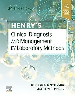 دانلود کتاب تشخیص و مدیریت بالینی به روش های آزمایشگاهی هنری\nHenry’s Clinical Diagnosis and Management by Laboratory Methods, 24ed