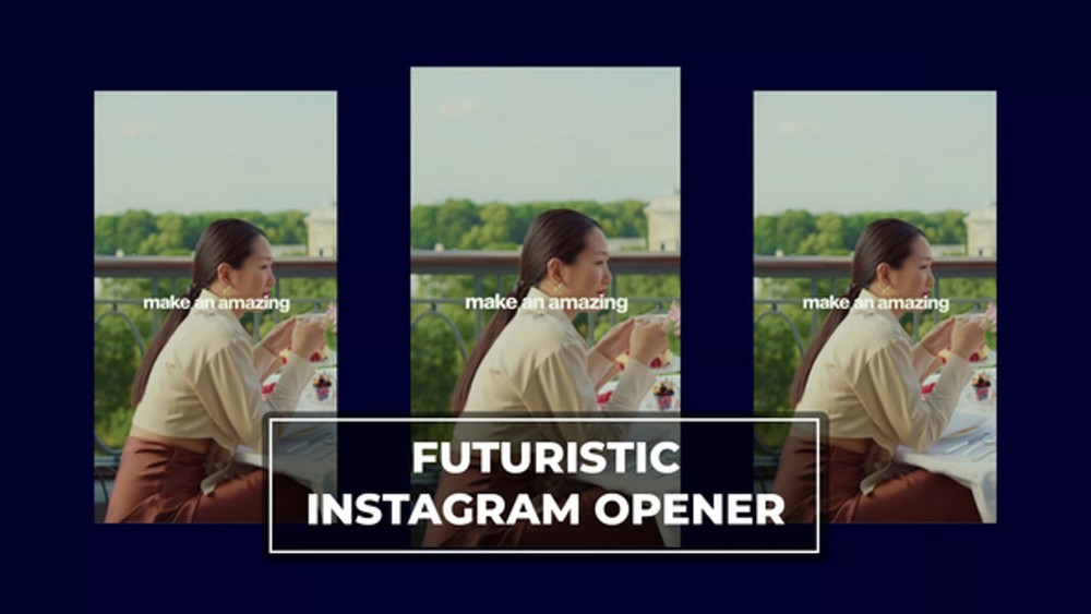 Futuristic Instagram Opener – اینترو مدرن و حرفه‌ای برای اینستاگرام