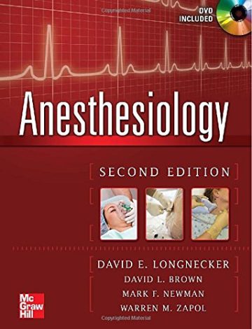 دانلود کتاب بیهوشی، ویرایش دوم ۲۰۱۲ Anesthesiology, Second Edition 2012