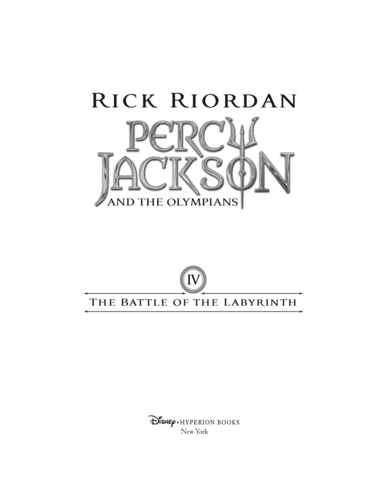 4 The Battle of the Labyrinth (نبرد هزارتو) نسخه انگلیسی PDF
