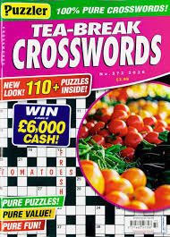 کتاب Puzzler Tea-Break Crosswords – Issue 372 (جدول کلمات متقاطع Puzzler شماره ۳۷۲) نسخه انگلیسی PDF