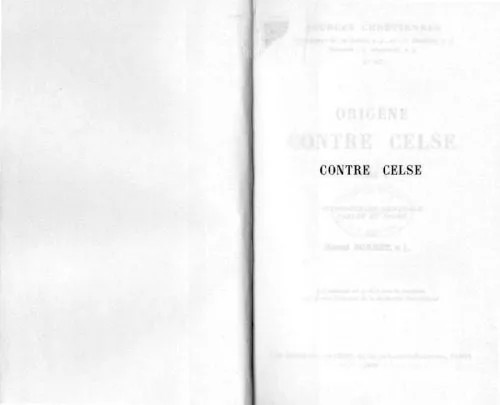 دانلود نسخه کامل کتاب Origène : Contre Celse, introduction et index, tome 5