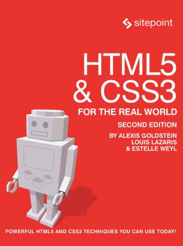دانلود نسخه کامل کتاب HTML5 & CSS3 For The Real World (+Code Sample)