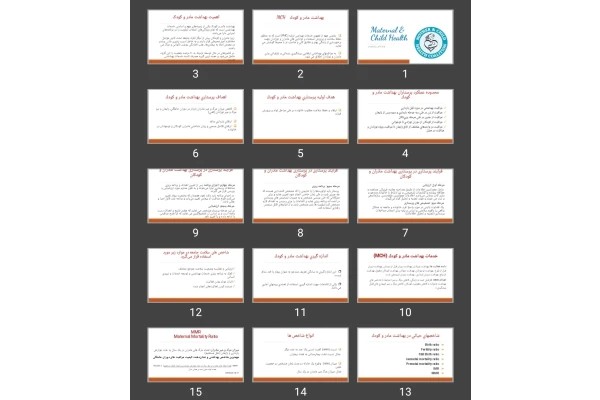 پاورپوینت بهداشت مادر و كودک MCH Maternal &amp; Child Health