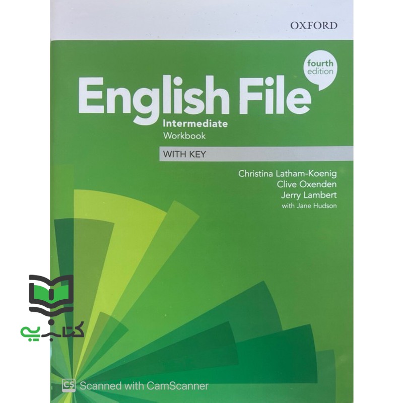 فقط کتاب کار english file intermediate 4th edition only workbook