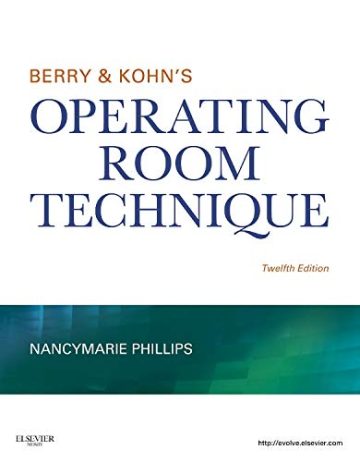 دانلود کتاب تکنیک اتاق عمل بِری و کوهن ۲۰۱۳ Berry & Kohn’s Operating Room Technique 2013