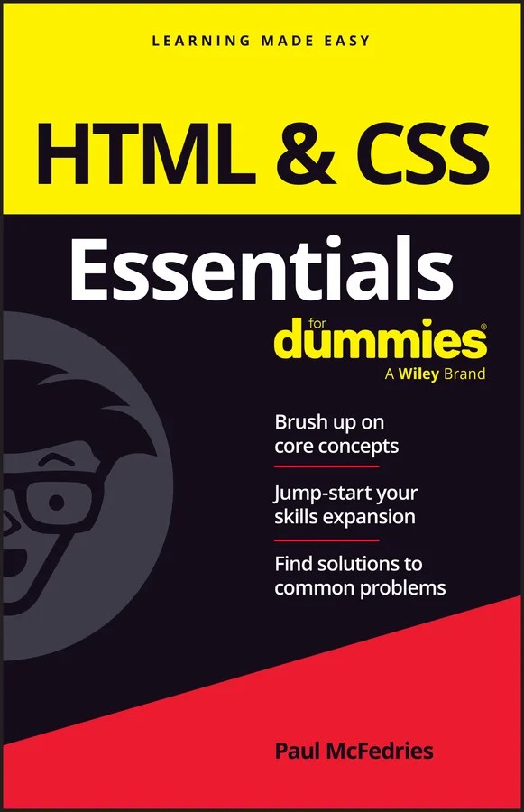 دانلود کتاب HTML و CSS: مبانی برای دامیز ۲۰۲۴ HTML & CSS Essentials For Dummies 2024