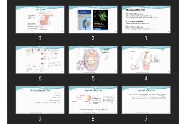 پاورپوینت Thyroid Hormones