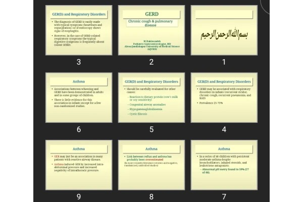 پاورپوینت Chronic cough &amp; pulmonary disease