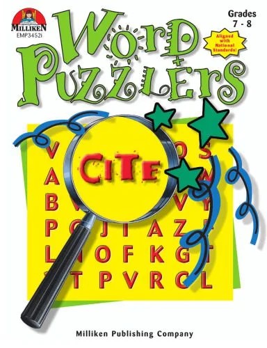 دانلود نسخه کامل کتاب Word Puzzlers – Grades 7-8