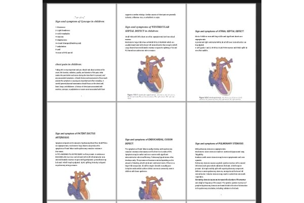 جزوه Sign and symptom of Cyncope in children