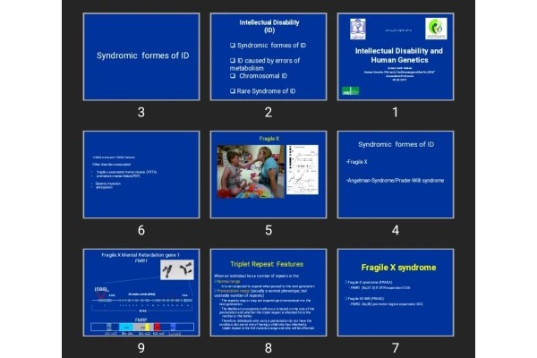 پاورپوینت Intellectual Disability and Human Genetics