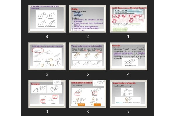 پاورپوینت Steroid Hormones and Related Drugs