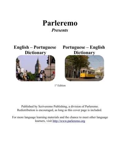 دانلود نسخه کامل کتاب English-Portuguese, Portuguese-English Dictionary
