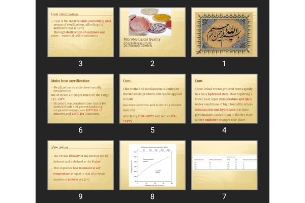 پاورپوینت Microbiological Quality Control (session 6)