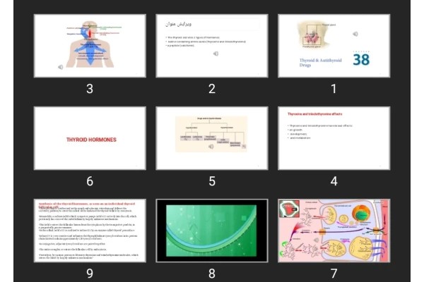 پاورپوینت Thyroid and Antithyroid Drugs