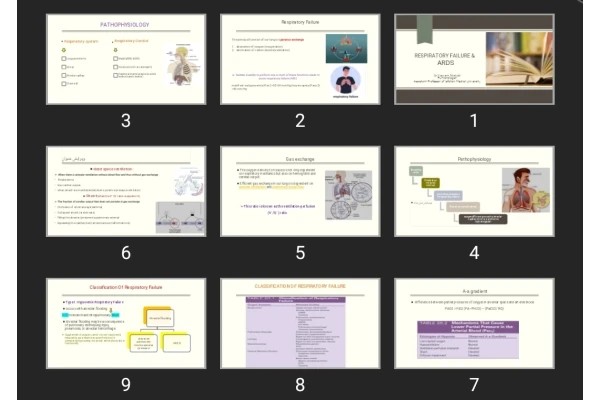 پاورپوینت Respiratory failure &amp; ards