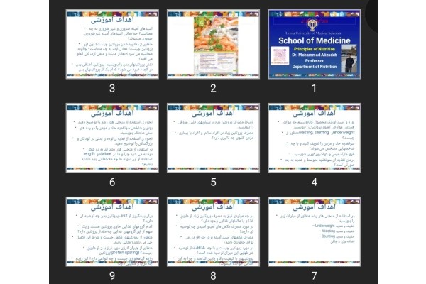 پاورپوینت Principles of Nutrition (protein)