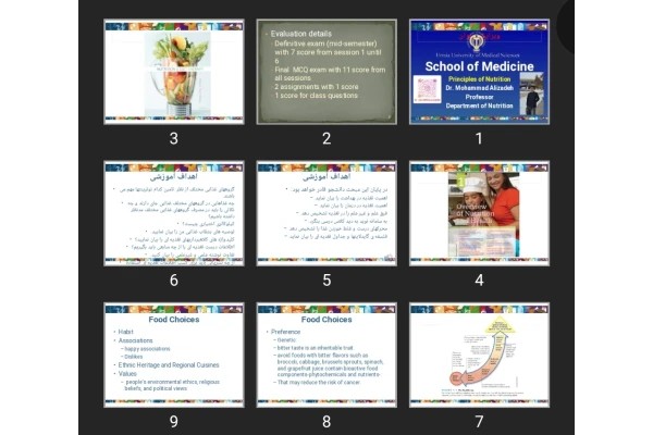 پاورپوینت Principles of Nutrition (overview of Nutrition and health)