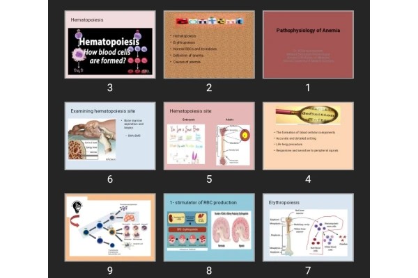 پاورپوینت Pathophysiology of Anemia