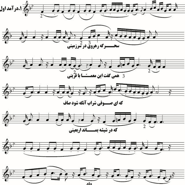 درامد اول دشتی