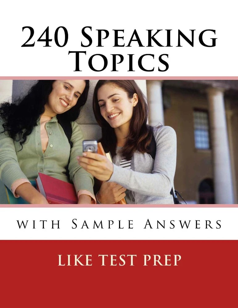 دانلود کتاب 240 Speaking Topics With Sample Answers (240