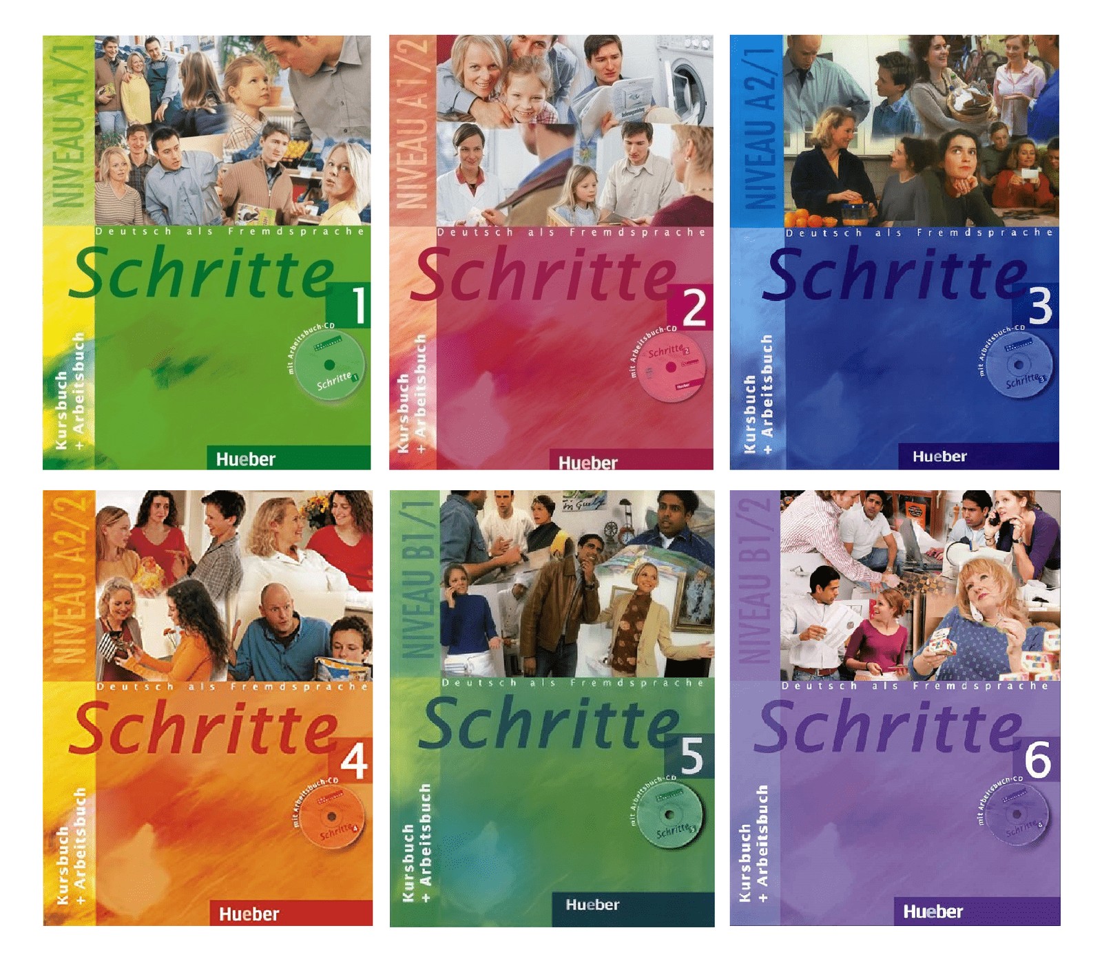 schritte مجموعه کتاب های شریته