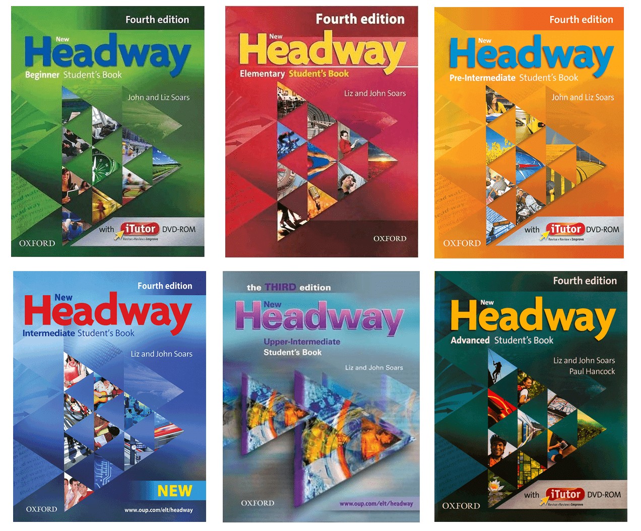 New Headway Fourth Edition مجموعه کتاب های نیو هدوی