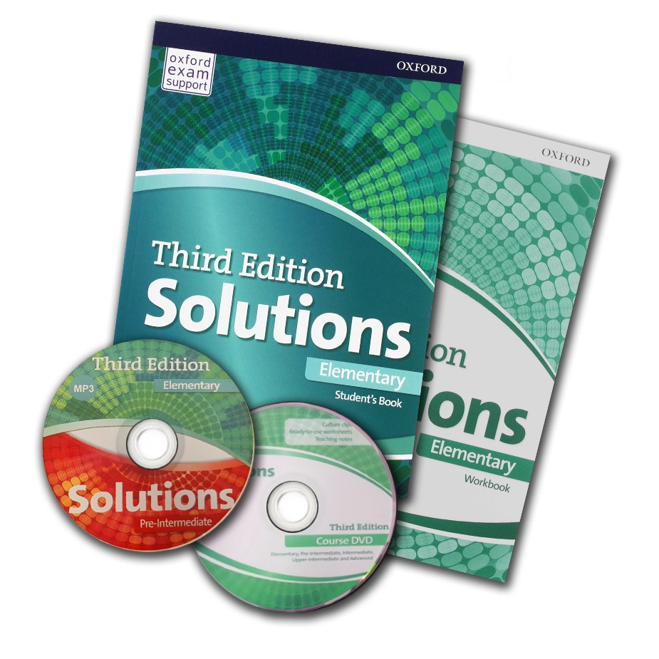 سولوشنز المنتری ویرایش سوم Solutions Elementary 3rd Edition