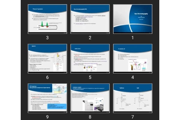 پاورپوینت Gas Chromatography
