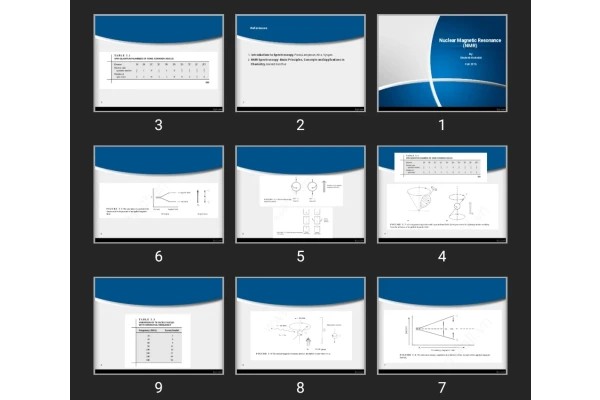 پاورپوینت Nuclear Magnetic Resonance (NMR)