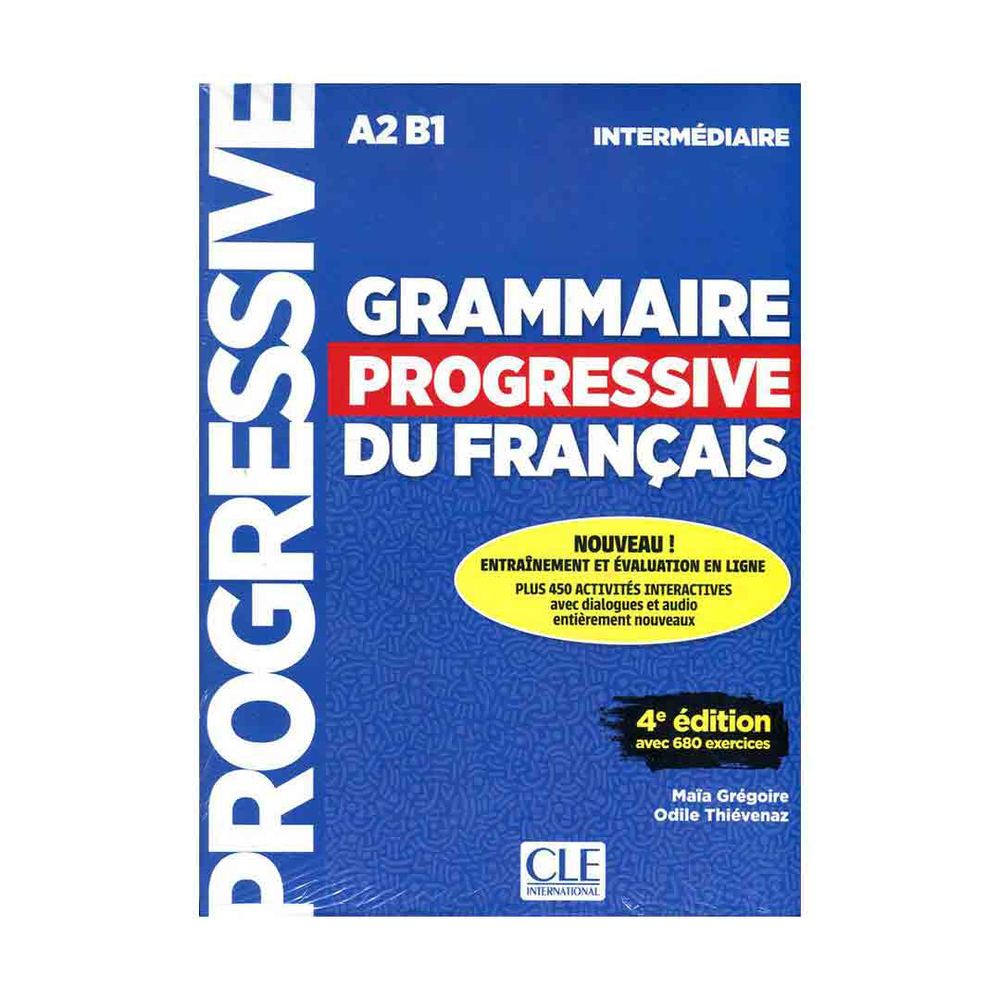 Grammaire Progressive Du Francais A2 B1 – Intermediaire – 4ed +Corriges+CD
