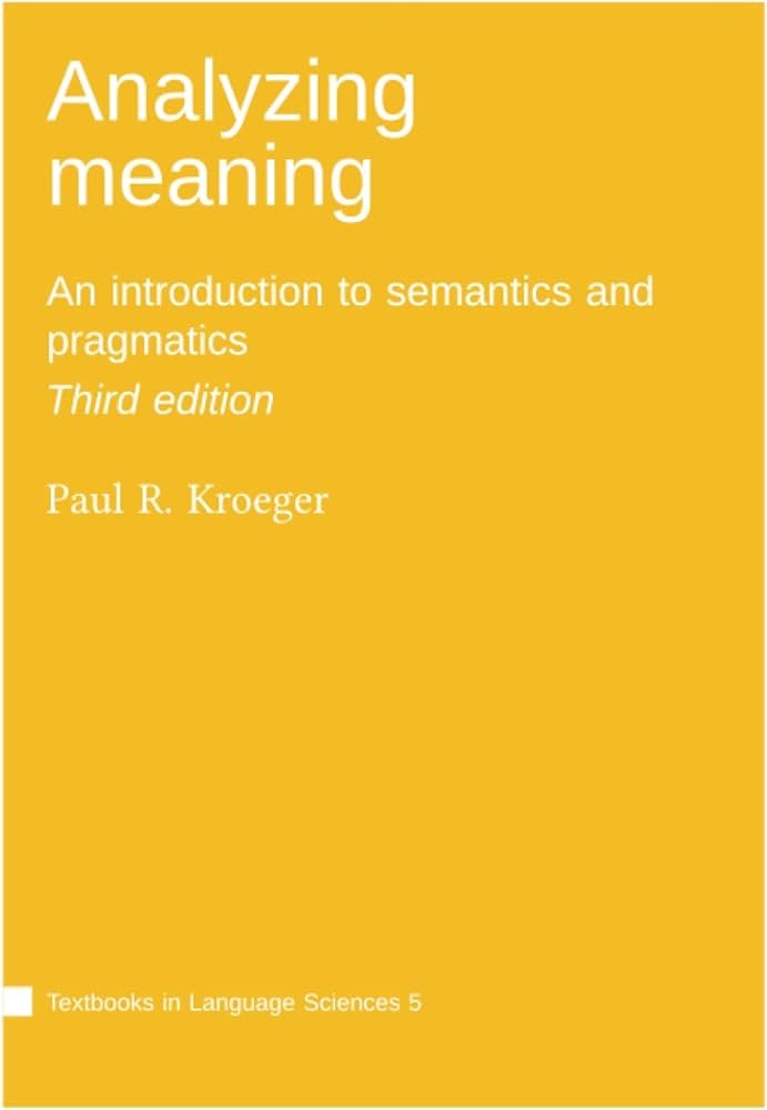 Analyzing meaning