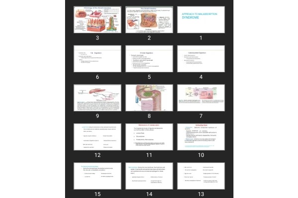 پاورپوینت APPROACH TO MALABSORPTIONSYNDROME