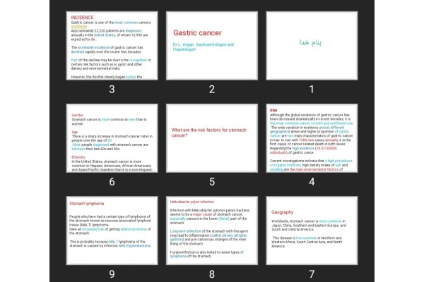 پاورپوینت Gastric cancer