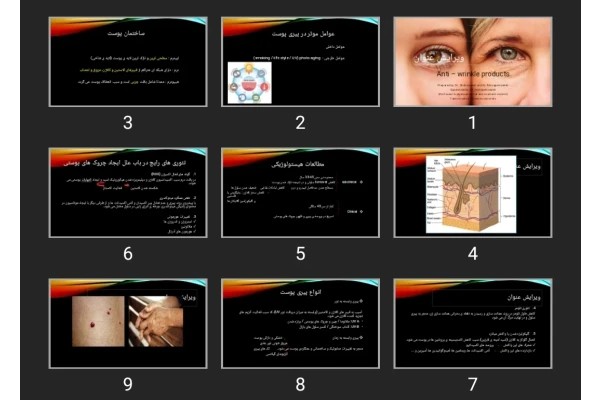 پاورپوینت Anti – wrinkle products