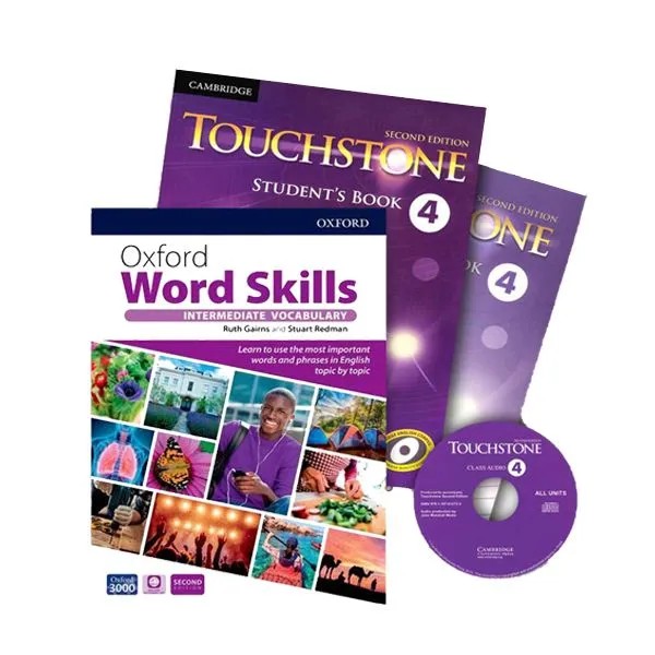 پک بزرگسالان سفیر ( Touchstone4 + Oxford Word Skills Intermediate )