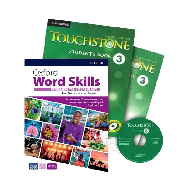 پک بزرگسالان سفیر (Touchstone3 + Oxford Word Skills Intermediate)
