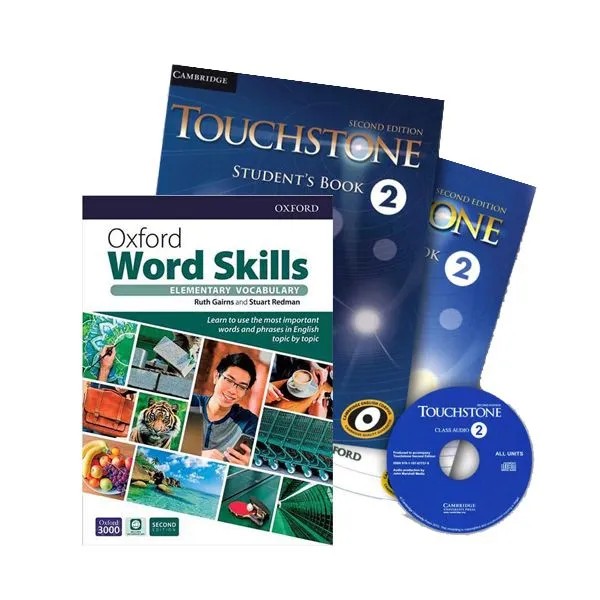 پک بزرگسالان سفیر (Touchstone2 + Oxford Word Skills Elementary)