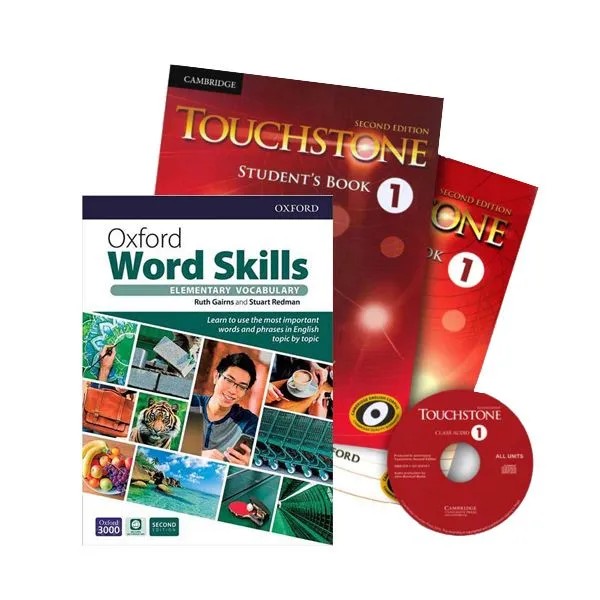 پک بزرگسالان سفیر (Touchstone1 + Oxford Word Skills Elementary)