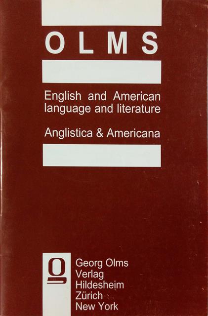 OLMS English and American language and literature Anglistica & Americana
