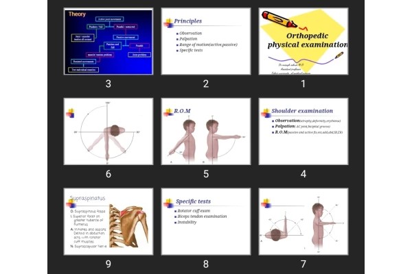 پاورپوینت Orthopedic physical examination