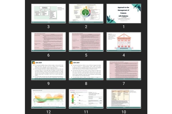 پاورپوینت Approach to the Management of Patients with Diabetes