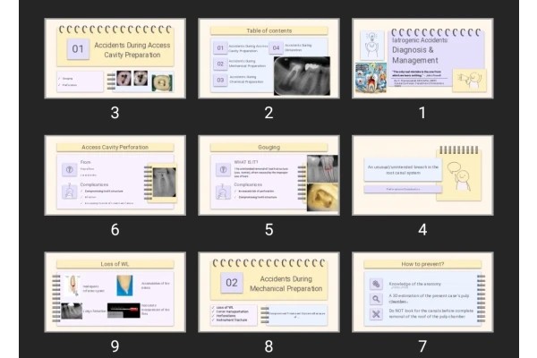 پاورپوینت Iatrogenic Accidents: Diagnosis &amp; Management