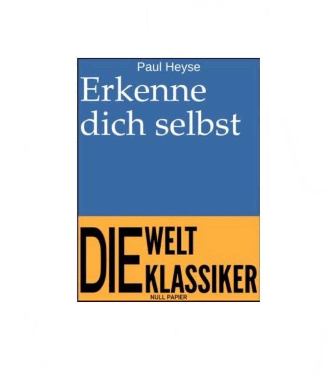 Erkenne dich selbst