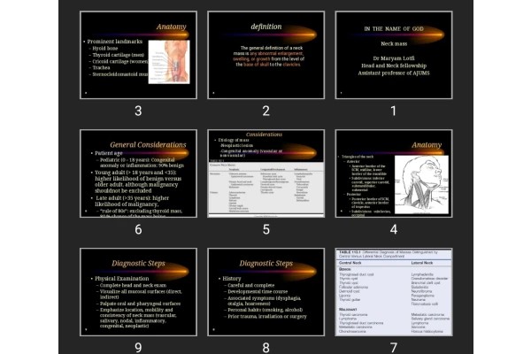 پاورپوینت Neck mass