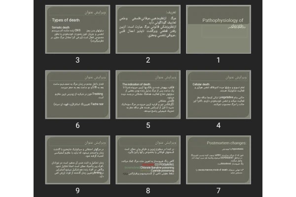 پاورپوینت Pathophysiology of death