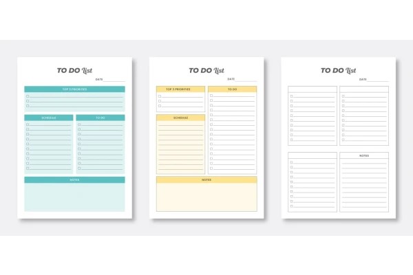 برگه to do list برگه سست انجام کارها